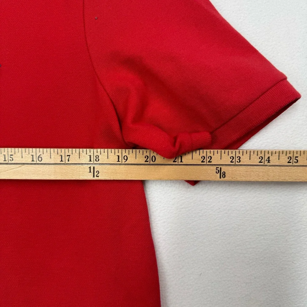 Polo Ralph Lauren Mens‎ Classic Fit Red Short Sleeve Cotton Polo Shirt Medium